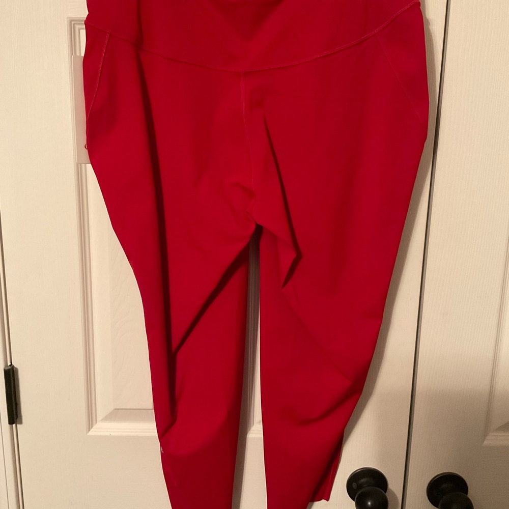 Lululemon Athletica Bold Red Leggings